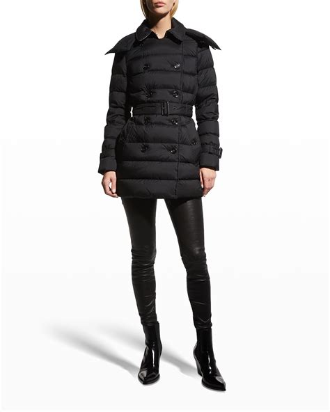 burberry ashwick coat|Burberry Ashwick Double Breasted Quilted Down Coat with.